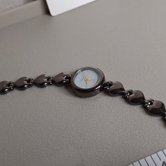 Untested Lolina Black Heart Watch - Picture 3 of 10